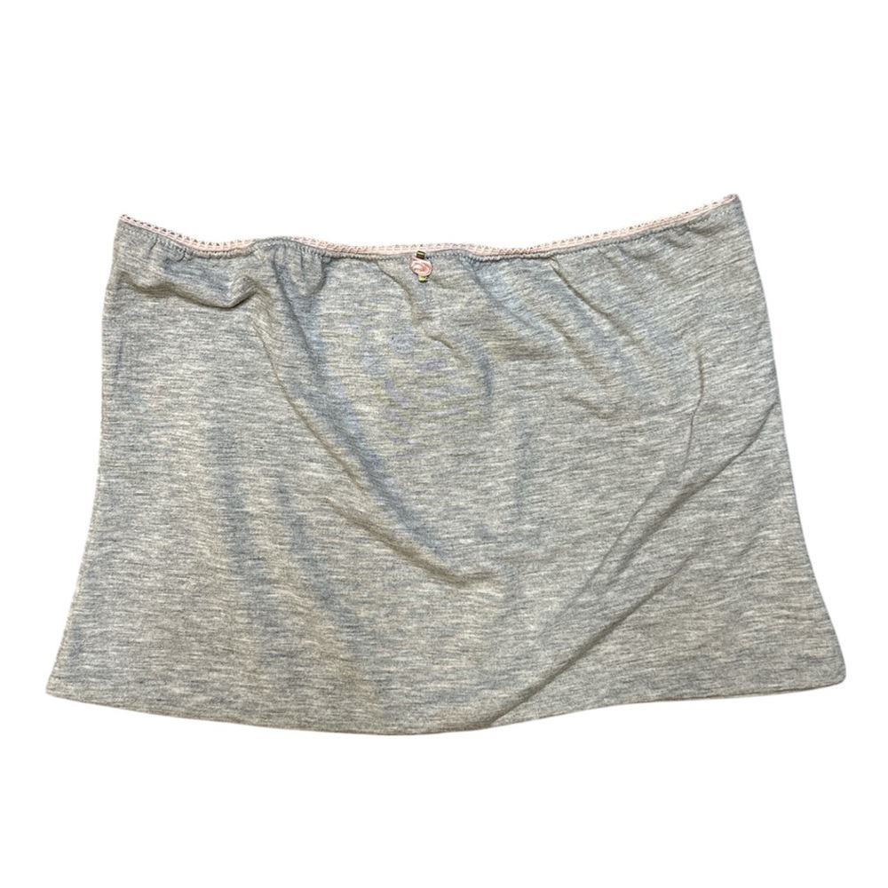 EGO Heather Gray Tube Top Crop Top